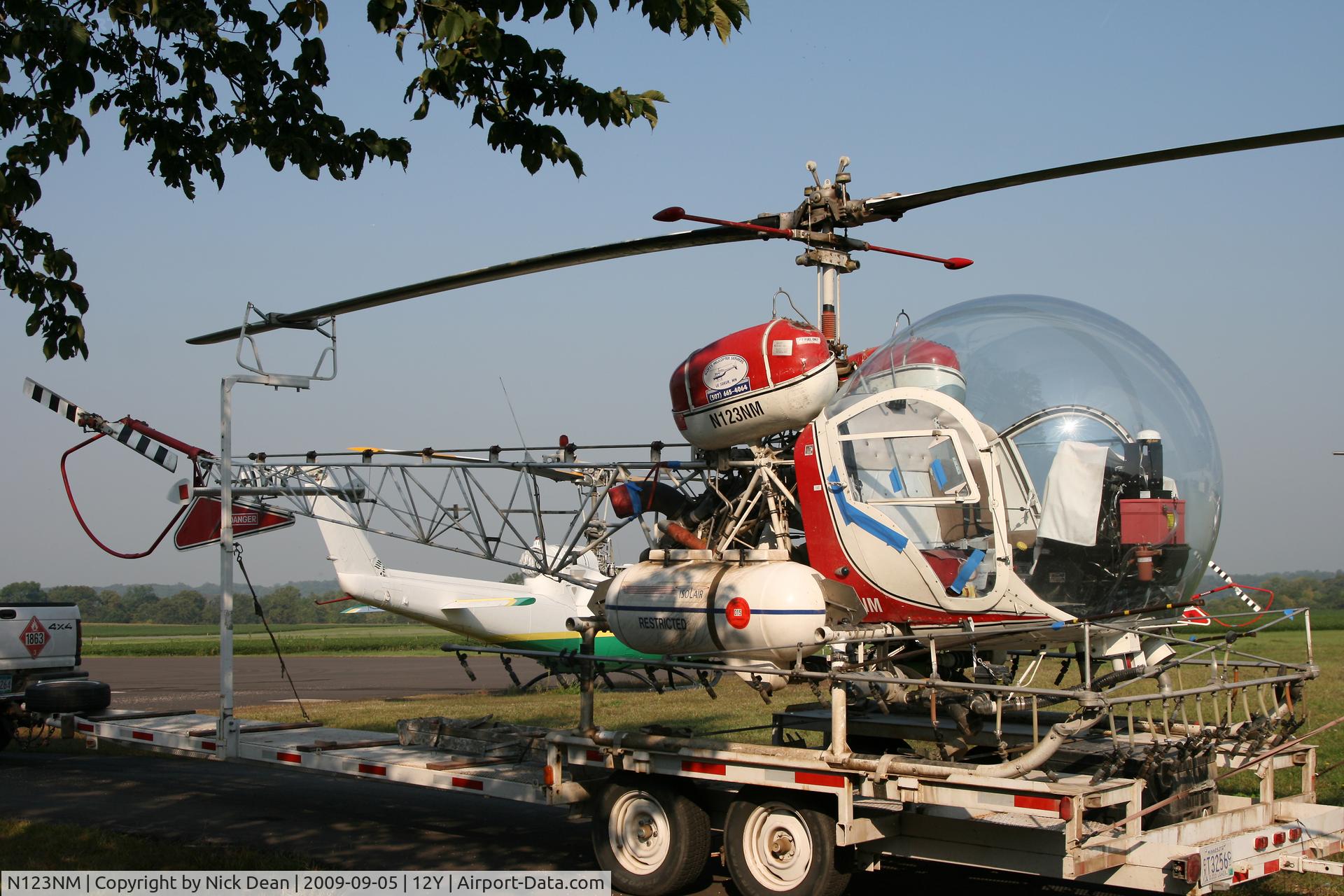 N123NM, 1968 Bell 47G-3B-2 C/N 6702, 12Y