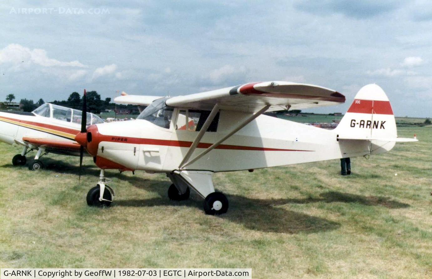 G-ARNK, 1961 Piper PA-22-108 Colt Colt C/N 22-8622, 1982 PFA Rally