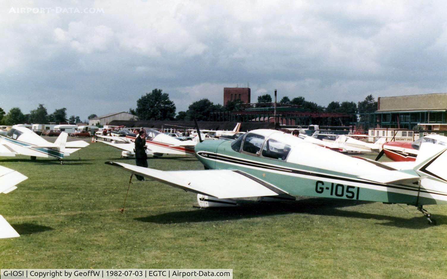 G-IOSI, 1963 CEA Jodel DR-1051 C/N 526, 1982 PFA Rally