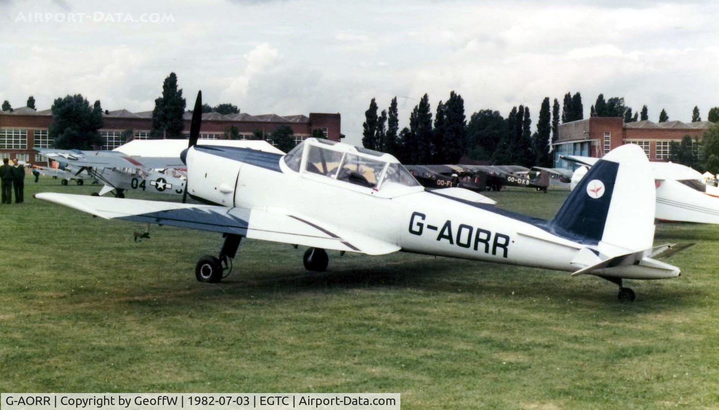 G-AORR, 1950 De Havilland DHC-1 Chipmunk 22A C/N C1/0018, 1982 PFA Rally