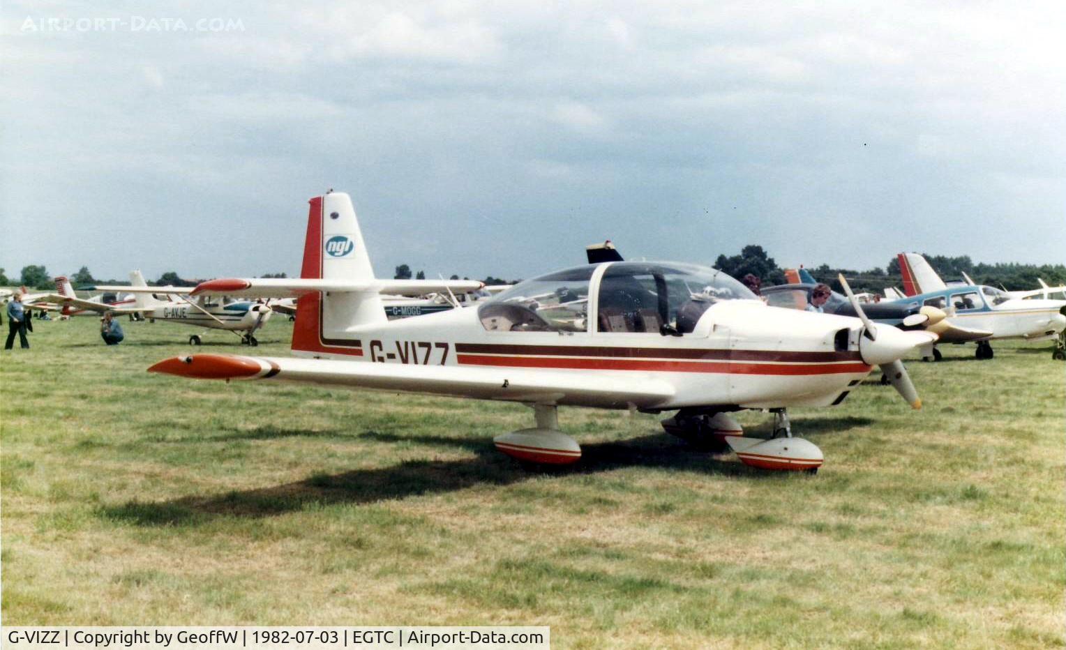 G-VIZZ, 1979 Sportavia-Putzer RS-180 Sportsman C/N 6018, 1982 PFA Rally