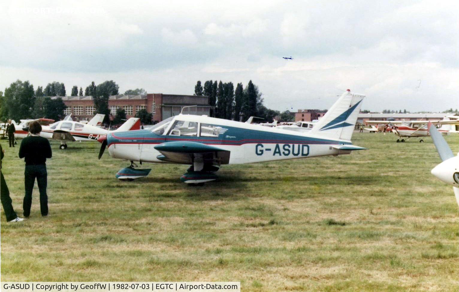 G-ASUD, 1964 Piper PA-28-180 Cherokee C/N 28-1654, 1982 PFA Rally