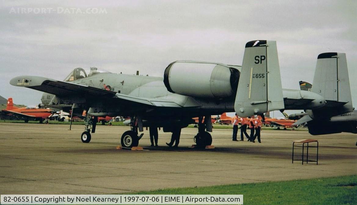 82-0655, 1982 Fairchild Republic A-10A Thunderbolt II C/N A10-0703, United States Air Force