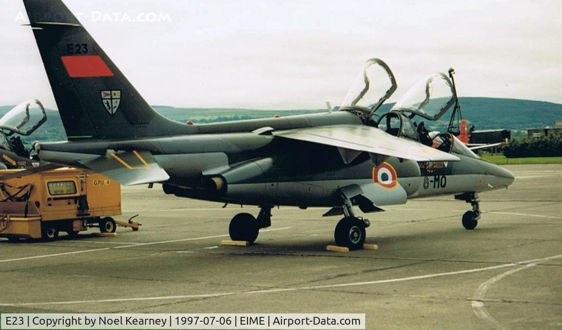 E23, Dassault-Dornier Alpha Jet E C/N E23, Dornier Alpha Jet - French A.F.