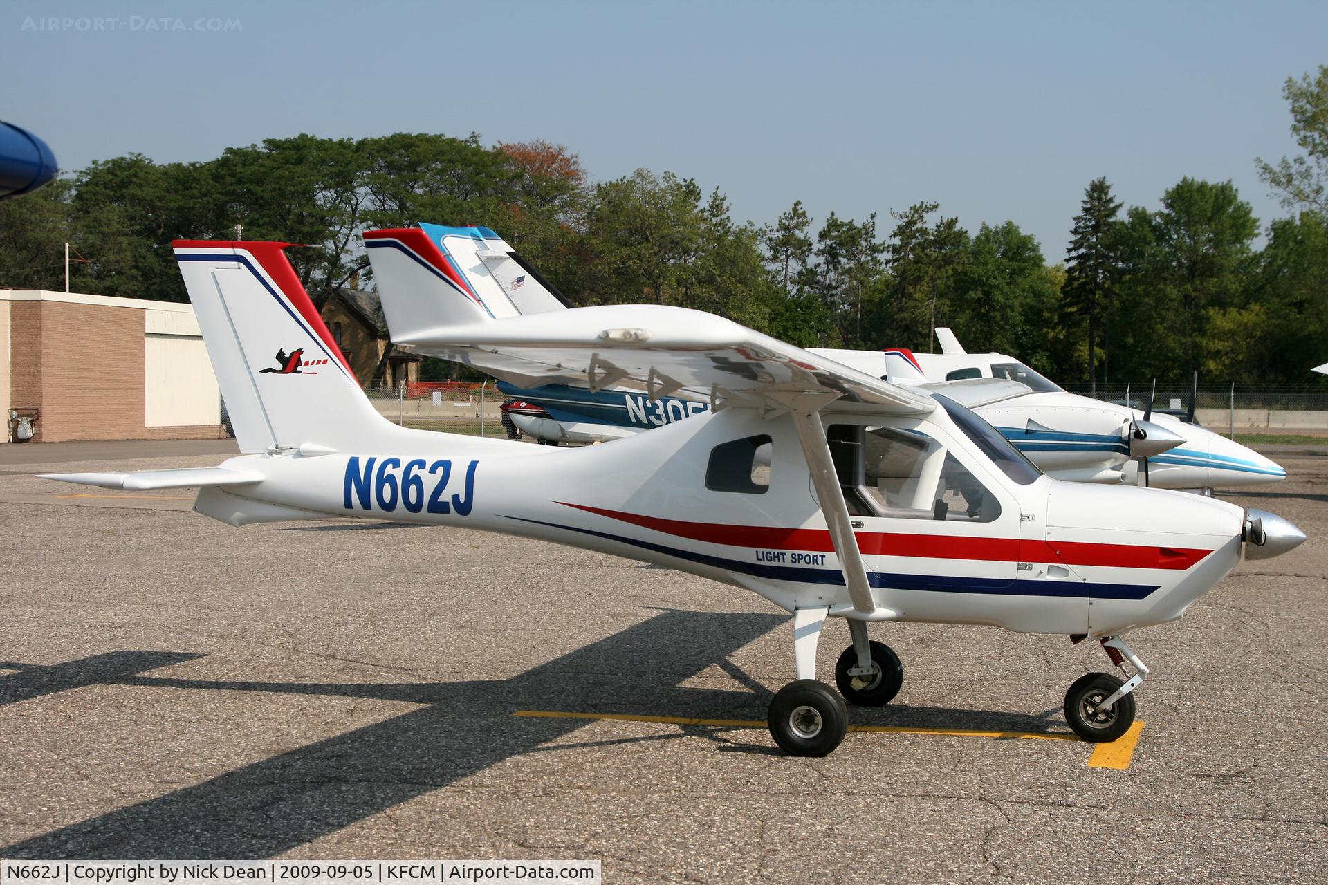 N662J, 2008 Jabiru J170-SP C/N 185, KFCM
