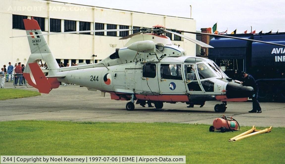 244, 1986 Aerospatiale SA-365F Dauphin C/N 6124, Aerosp. SA.365 Dauphin - Irish Air Corps