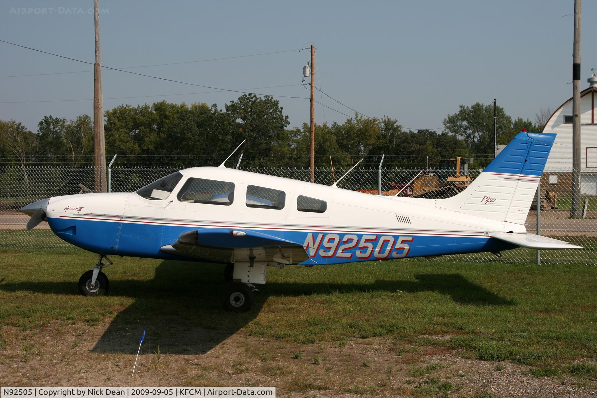 N92505, 1994 Piper PA-28-181 C/N 2890211, KFCM
