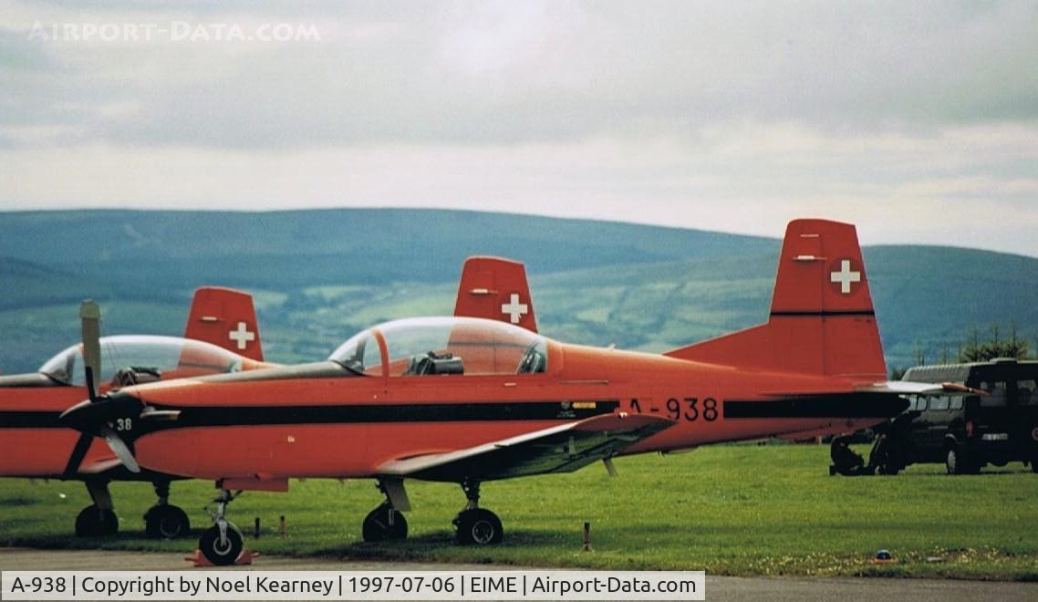 A-938, 1983 Pilatus PC-7 Turbo Trainer C/N 346, Swiss Air Force