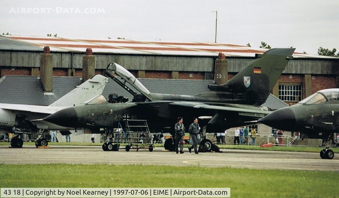 43 18, Panavia Tornado IDS C/N 044/GS004/4018, Panavia Tornado - German A.F.