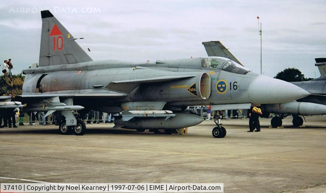 37410, Saab JA 37D Viggen C/N 37410, Saab Ja.37 Viggen - Royal Swedish Air Force