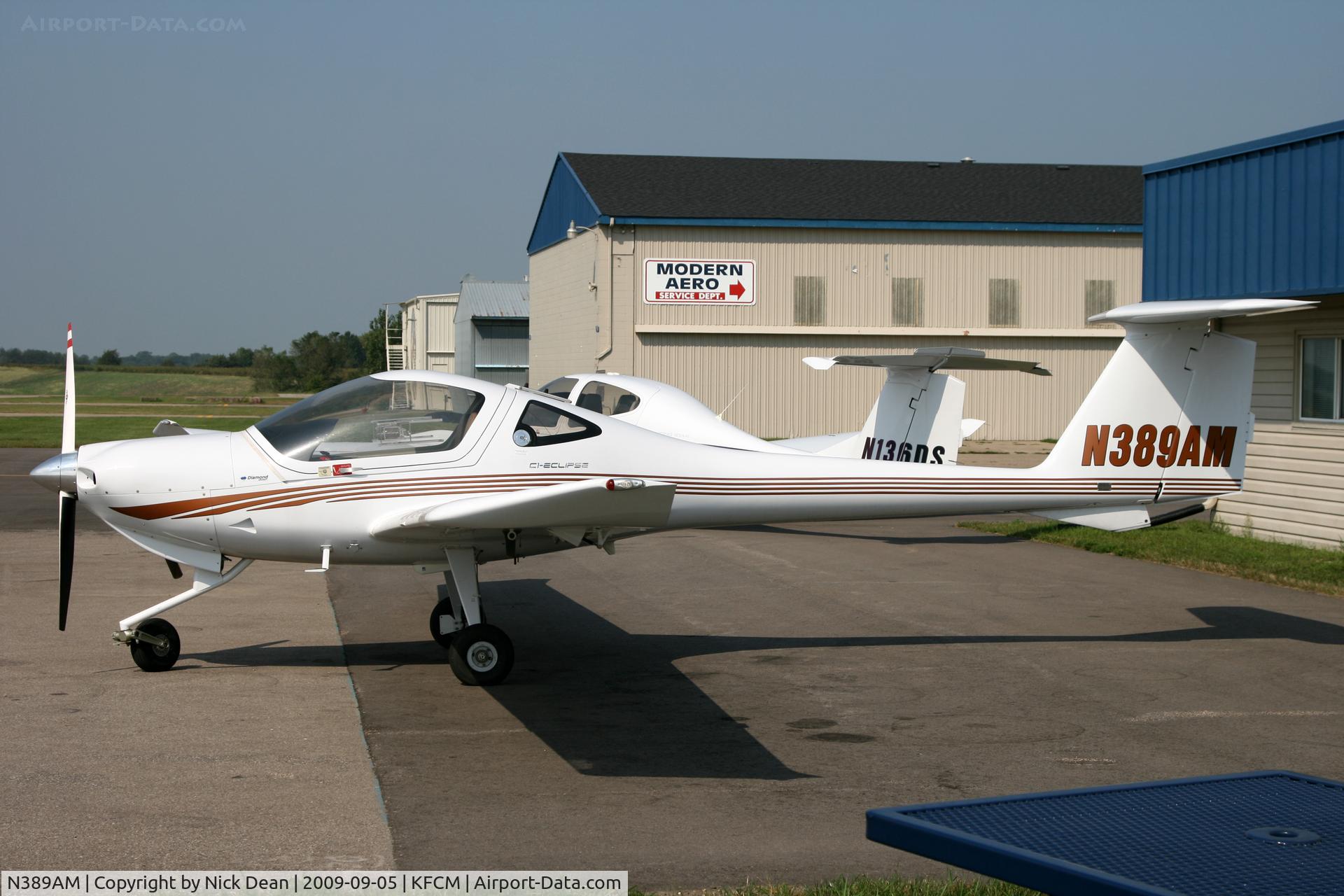 N389AM, 2006 Diamond DA-20C-1 Eclipse C/N C0389, KFCM