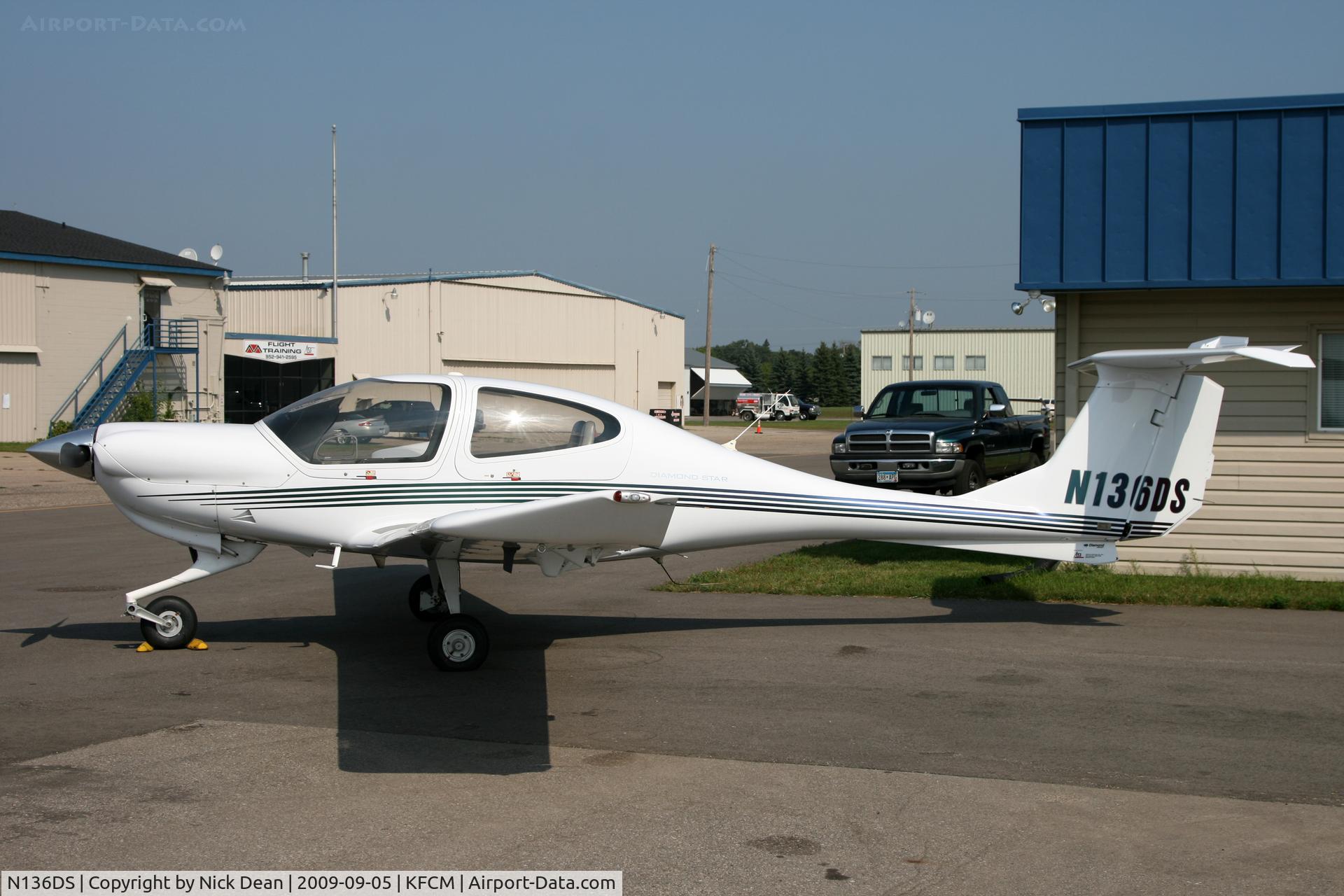 N136DS, Diamond DA-40 Diamond Star C/N 40.455, KFCM