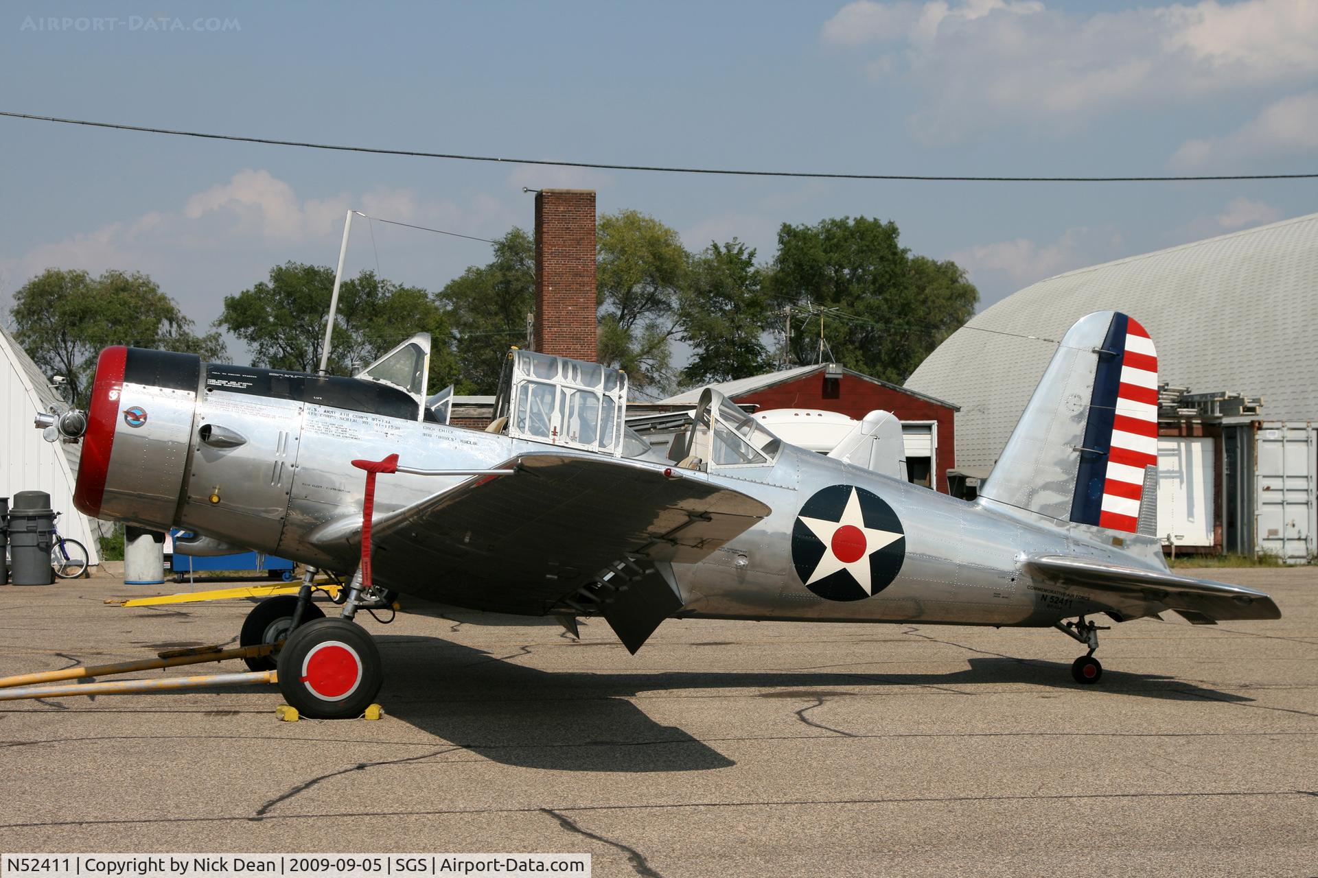 N52411, 1941 Consolidated Vultee BT-13A C/N 2548, KSGS