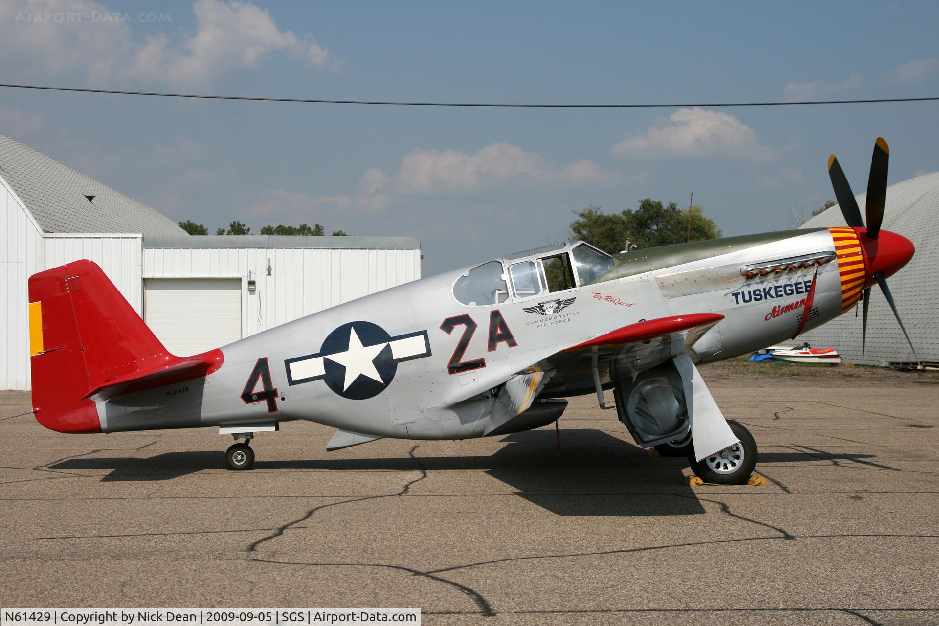 N61429, 1942 North American P-51C Mustang C/N 103-26199, KSGS
