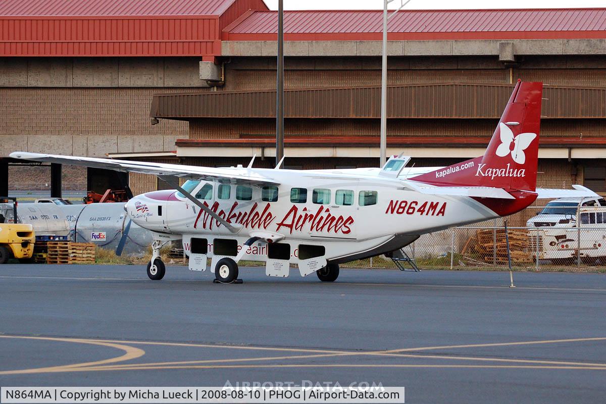 N864MA, 2007 Cessna 208B C/N 208B1275, At Maui