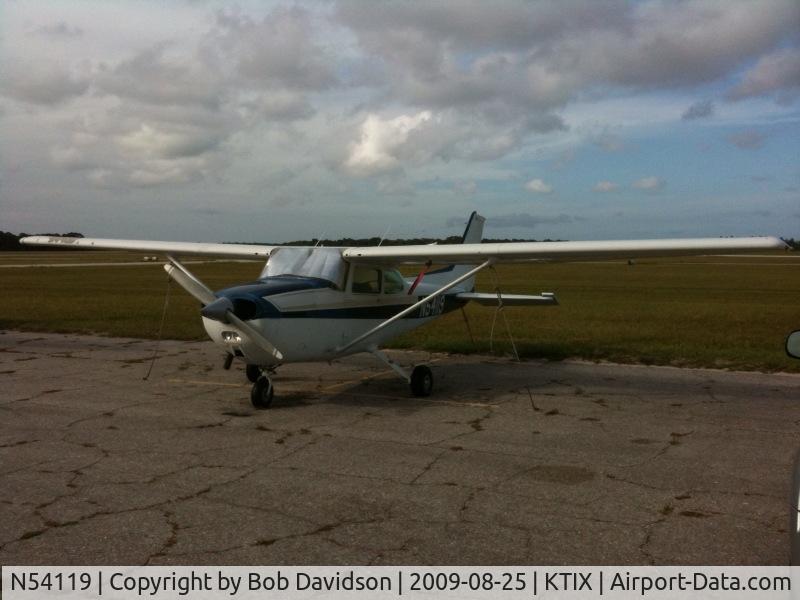 N54119, 1981 Cessna 172P C/N 17274883, TIX ground 8/09