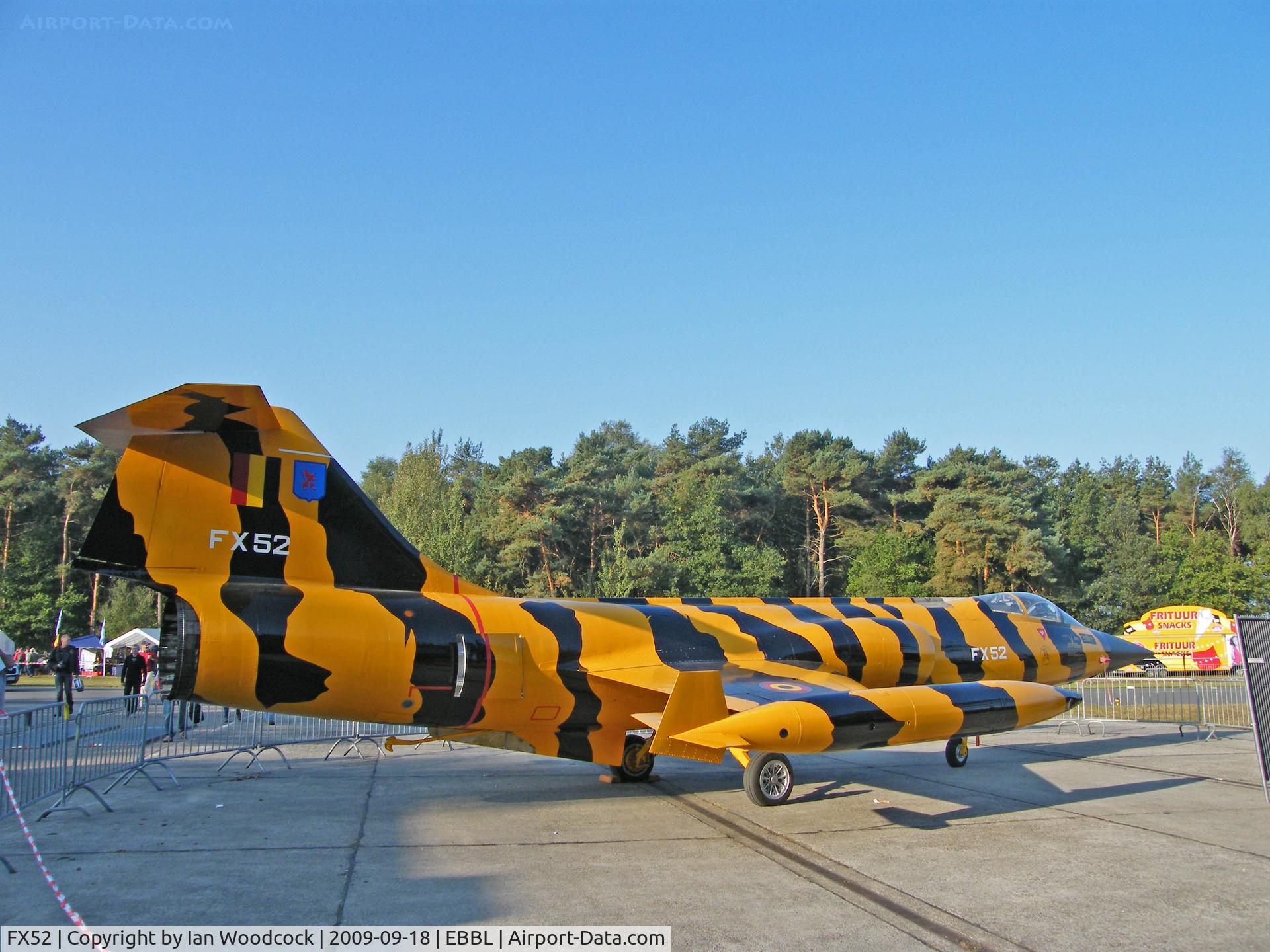 FX52, 1964 Lockheed F-104G Starfighter C/N 683-9095, Lockheed F-104G at Kleine Brogel,Belgium (NATO Tiger Meet)