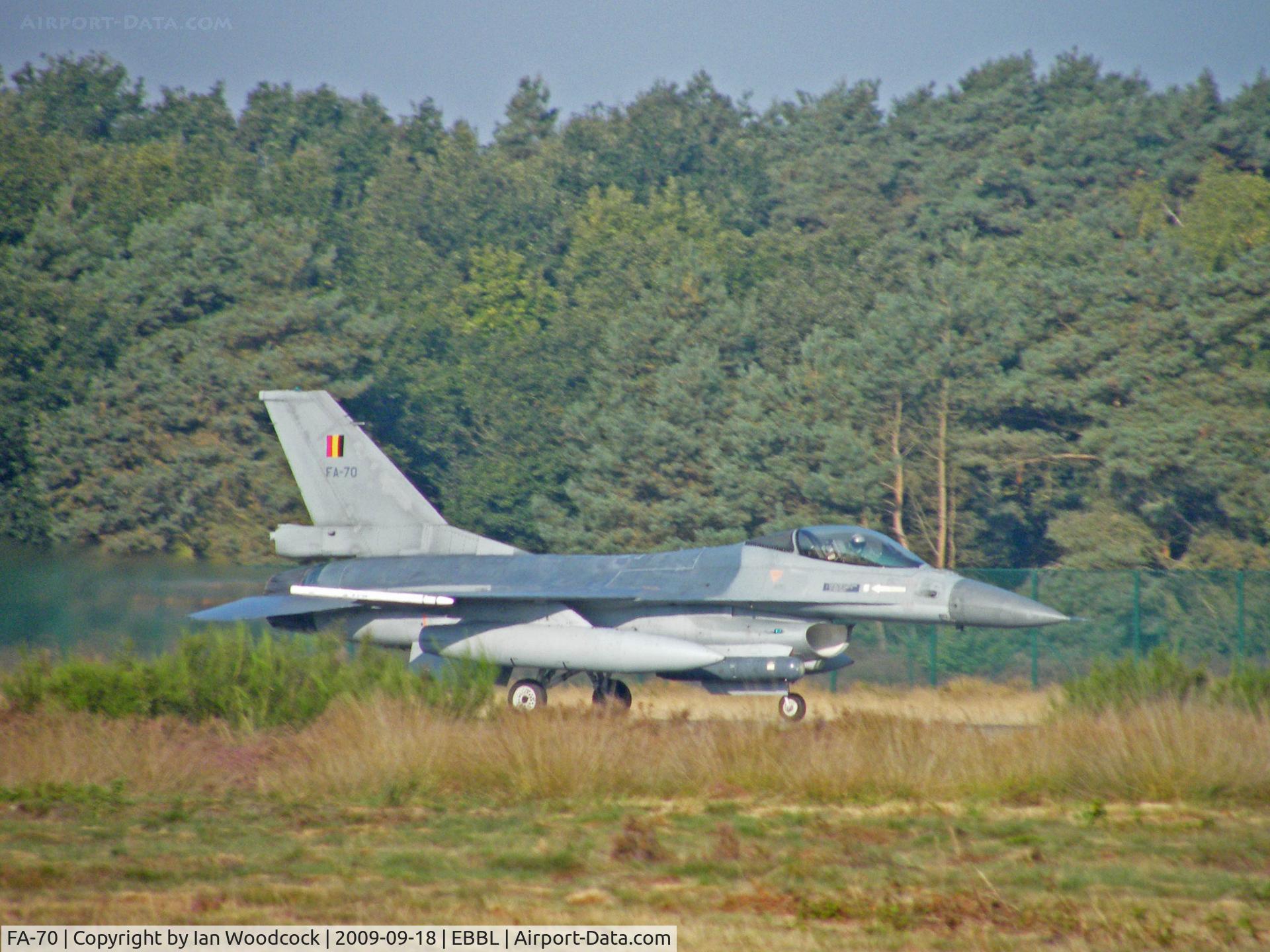 FA-70, SABCA F-16AM Fighting Falcon C/N 6H-70, F-16 AM/Belgian Air Force/Kleine Brogel