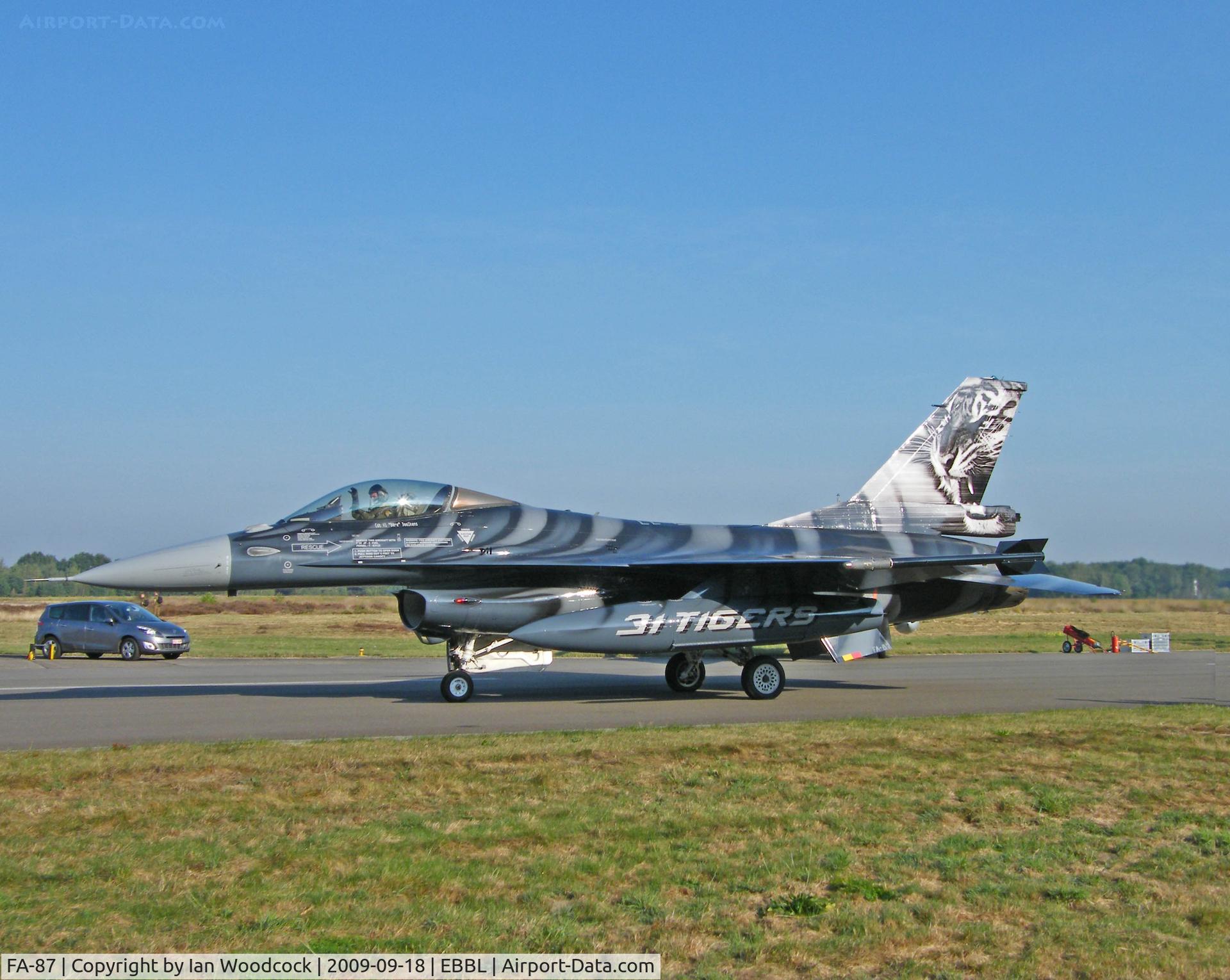 FA-87, SABCA F-16AM Fighting Falcon C/N 6H-87, General Dynamics F-16AM/Belgian Air Force/Kleine Brogel