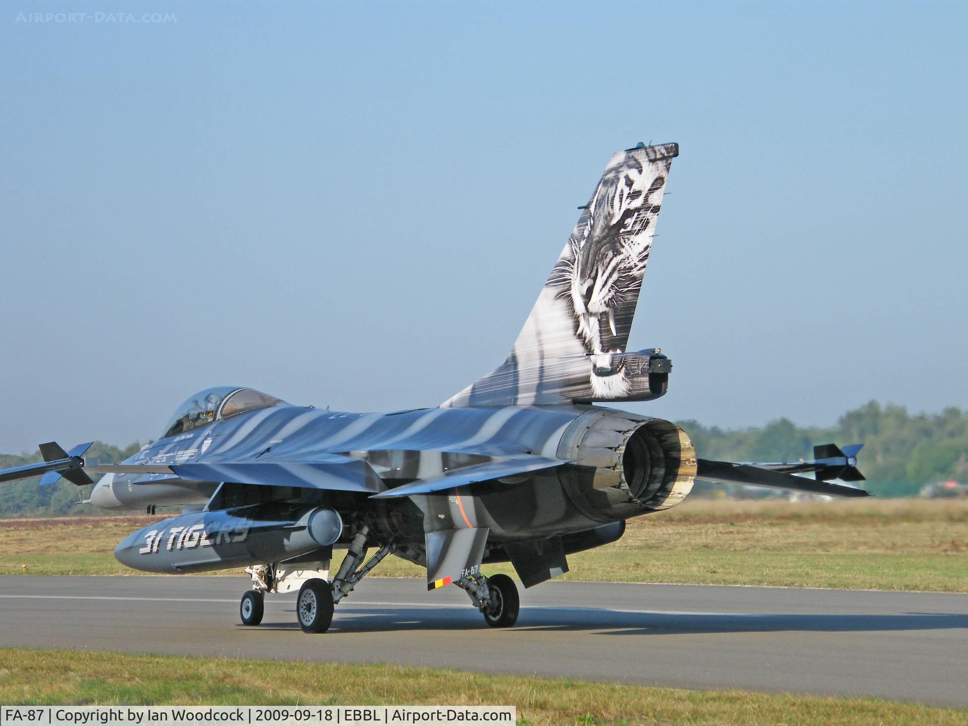 FA-87, SABCA F-16AM Fighting Falcon C/N 6H-87, General Dynamics F-16AM/Belgian Air Force/Kleine Brogel