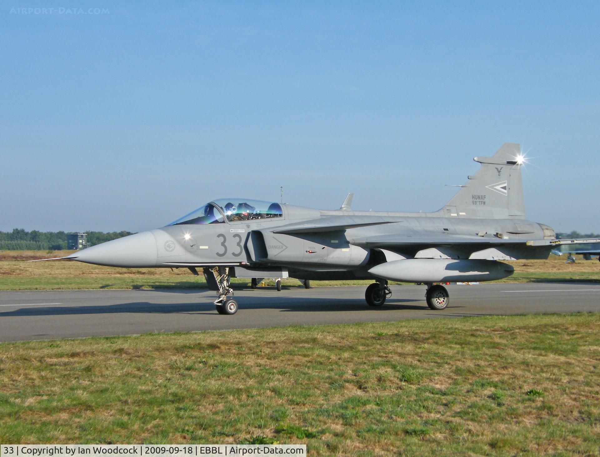 33, 2006 Saab JAS-39C Gripen C/N 39304, SAAB JAS-39C Gripen/Hungarian Air Force/Kleine Brogel
