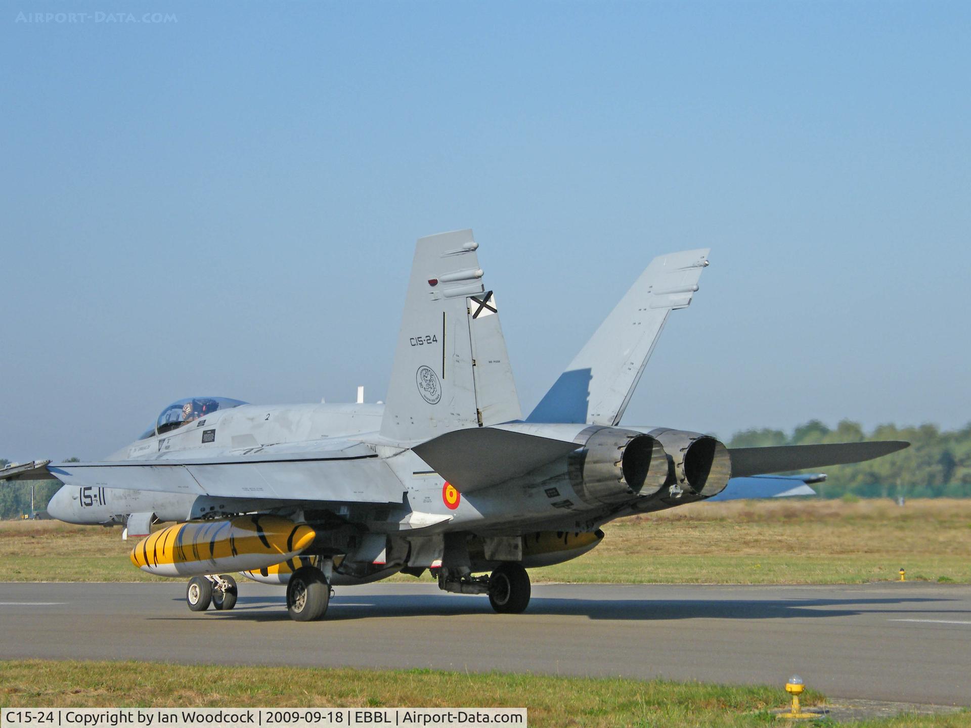 C15-24, McDonnell Douglas EF-18A Hornet C/N 0583/A490, McDonnell Douglas EF-18A/Spanish Air Force/Kleine Brogel