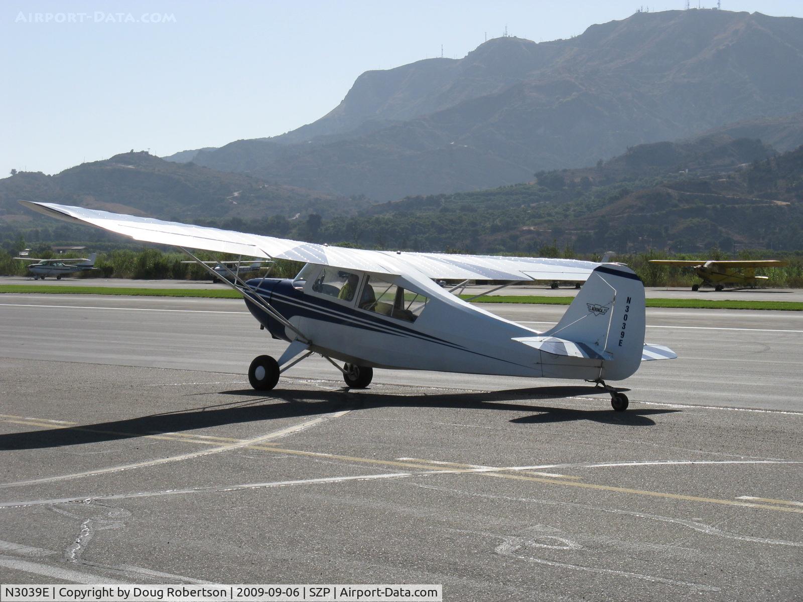 N3039E, 1946 Aeronca 7AC Champion C/N 7AC-6625, 1946 Aeronca 7AC CHAMPION, Continental O-200 100 Hp upgrade by STC, taxi