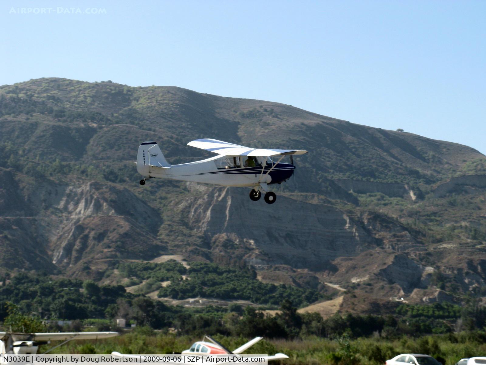 N3039E, 1946 Aeronca 7AC Champion C/N 7AC-6625, 1946 Aeronca 7AC CHAMPION, Continental O-200 100 Hp upgrade by STC, another takeoff climb Rwy 22
