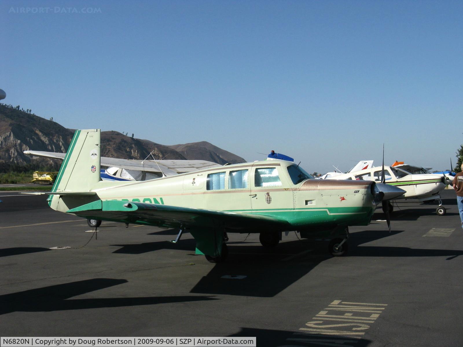 N6820N, 1968 Mooney M-20G Statesman C/N 680107, 1968 Mooney M20G STATESMAN, Lycoming O&VO-360 180 Hp, Alaska visitor