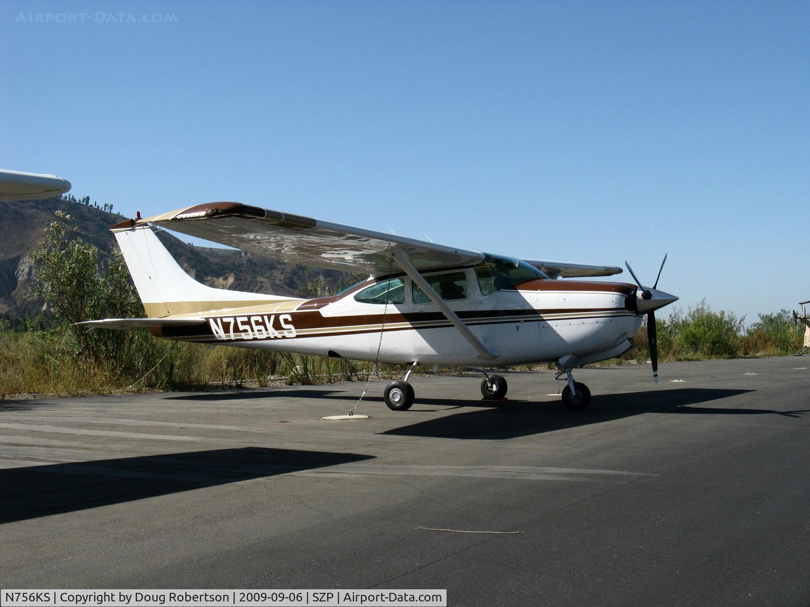 N756KS, 1979 Cessna TR182 Turbo Skylane RG C/N R18201096, 1979 Cessna TR182 SKYLANE RG II, Lycoming O-540-L3C5D 235 Hp, AiResearch turbocharger delivers full power to the 20,000' ceiling of this aircraft, retractible gear