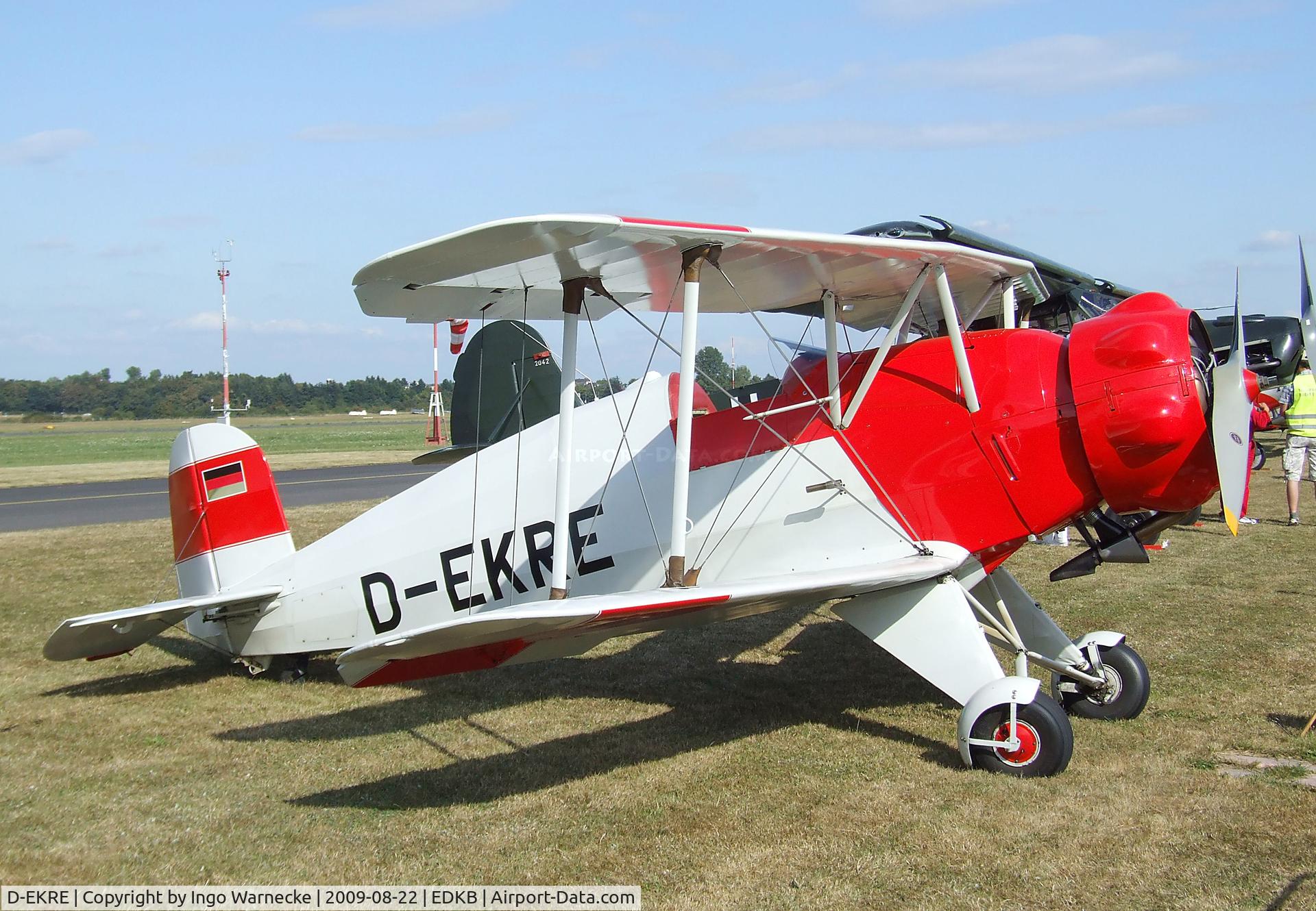 D-EKRE, 1937 Doflug Bu-133C Jungmeister C/N 05, Bücker (Doflug) Bü 133C Jungmeister at the Bonn-Hangelar centennial jubilee airshow