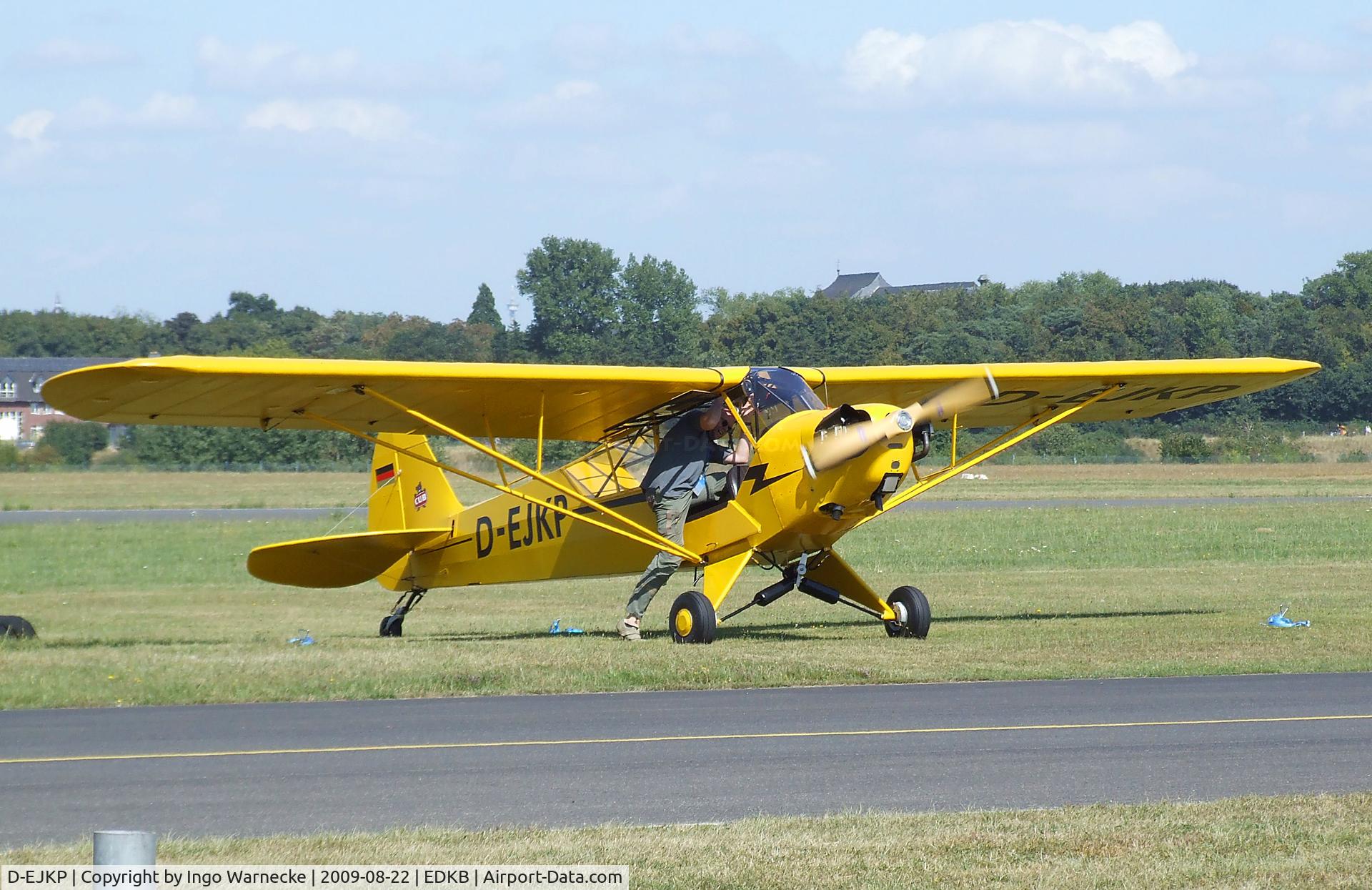 D-EJKP, 1944 Piper L-4J Grasshopper (J3C-65D) C/N 12437, Piper J3C-65 Cub at the Bonn-Hangelar centennial jubilee airshow