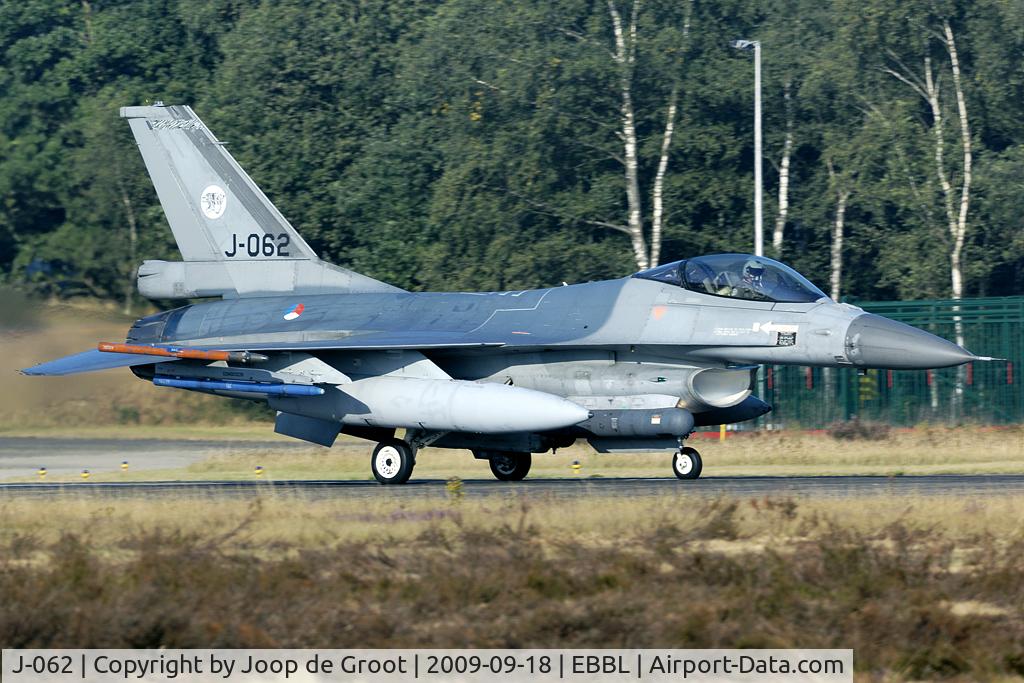 J-062, Fokker F-16AM Fighting Falcon C/N 6D-145, Full AB take off during the Tiger Meet