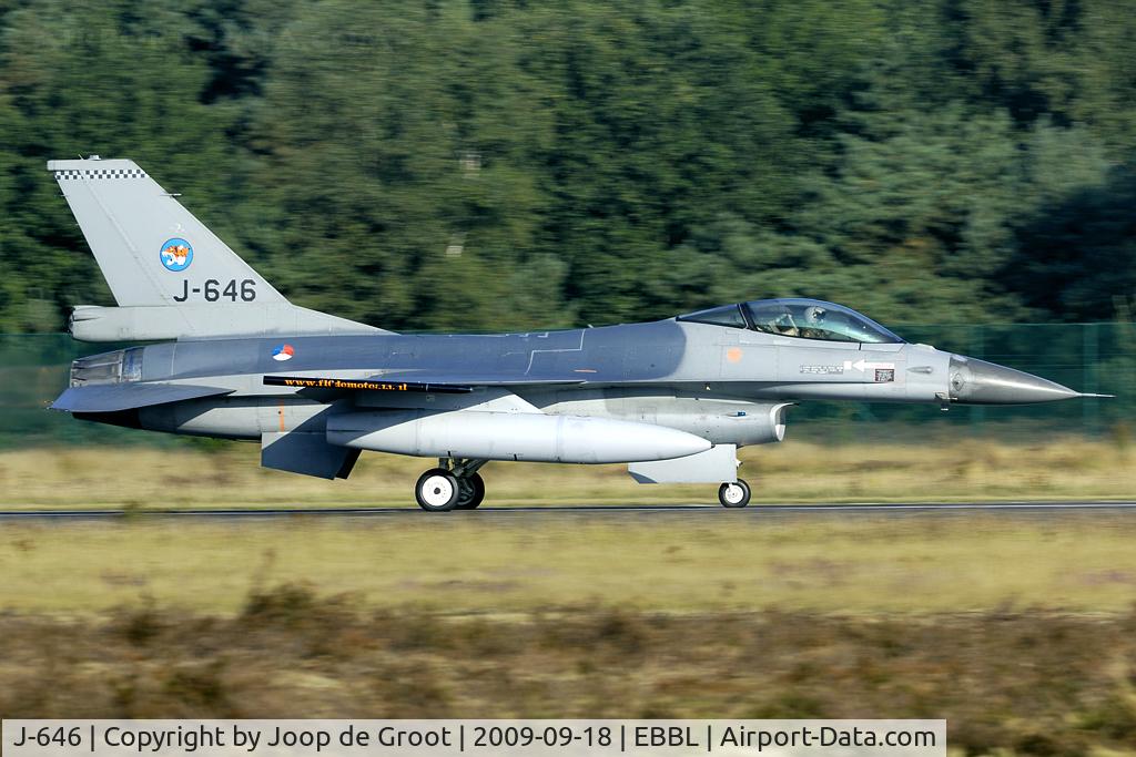J-646, Fokker F-16AM Fighting Falcon C/N 6D-78, Dutch participation of the 2009 NATO Tiger Meet.