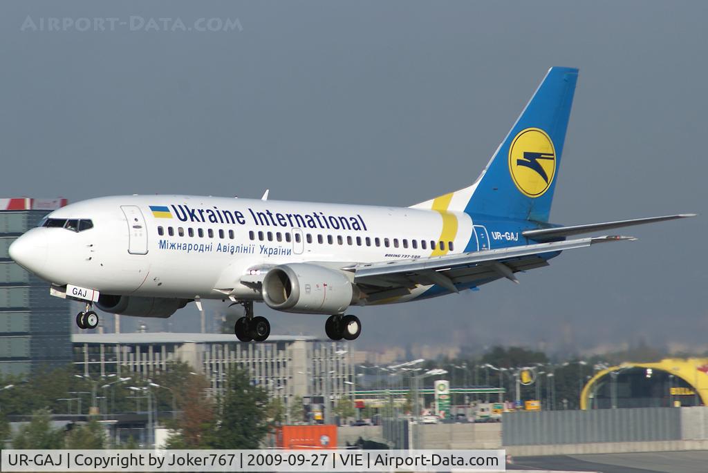 UR-GAJ, 1992 Boeing 737-5Y0 C/N 25192/2262, Ukraine International Airlines Boeing 737-5Y0