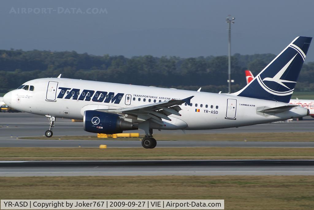 YR-ASD, 2007 Airbus A318-111 C/N 3225, Tarom Airbus A318-111