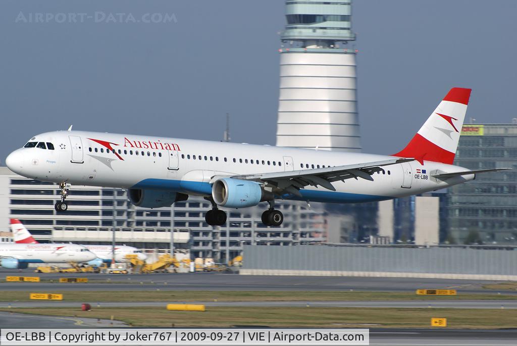 OE-LBB, 1995 Airbus A321-111 C/N 570, Austrian Airlines Airbus A321-111