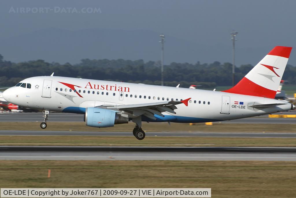 OE-LDE, 2005 Airbus A319-112 C/N 2494, Austrian Airlines Airbus A319-112