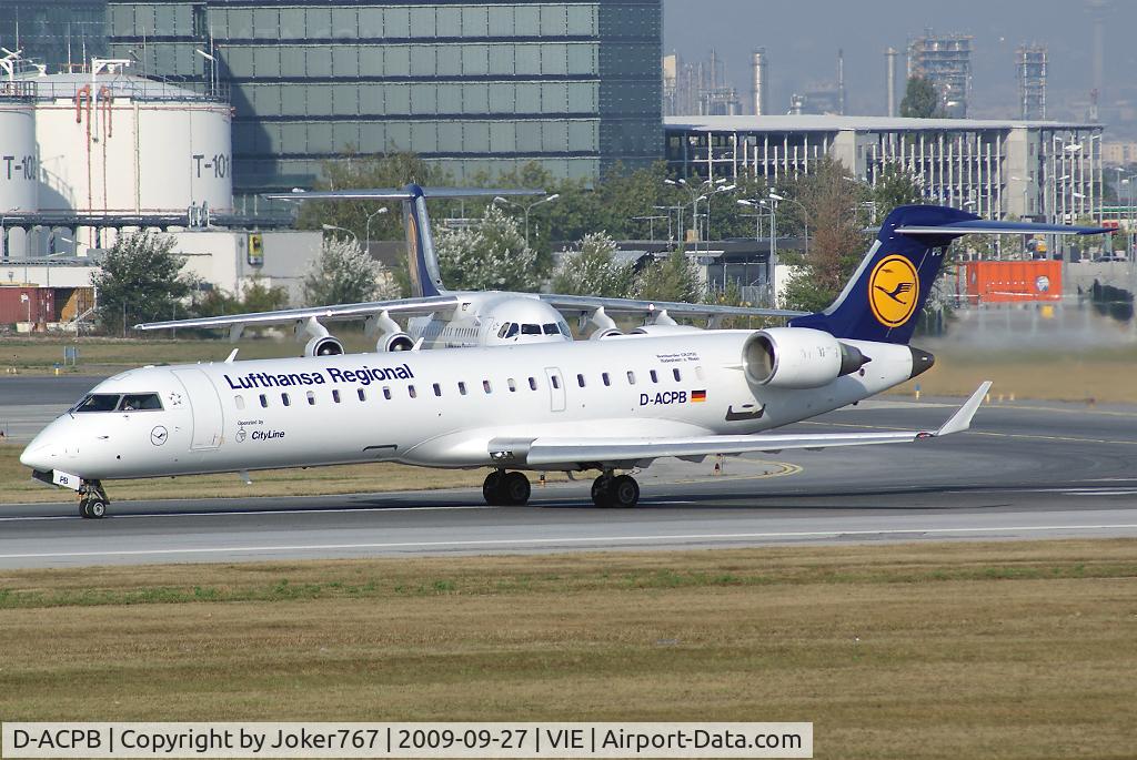 D-ACPB, 2001 Canadair CRJ-701ER (CL-600-2C10) Regional Jet C/N 10013, Lufthansa Regional (CityLine) Canadair Regional Jet CRJ701ER