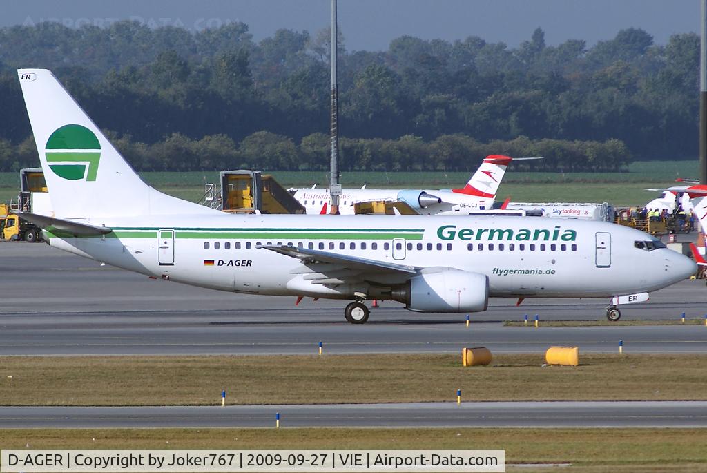 D-AGER, 1998 Boeing 737-75B C/N 28107, Germania Boeing 737-75B