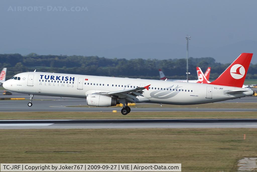 TC-JRF, 2007 Airbus A321-231 C/N 3207, Turkish Airlines Airbus A321-231