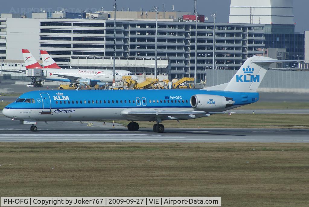 PH-OFG, Fokker 70 (F-28-0070) C/N 11275, KLM cityhopper Fokker F-100
