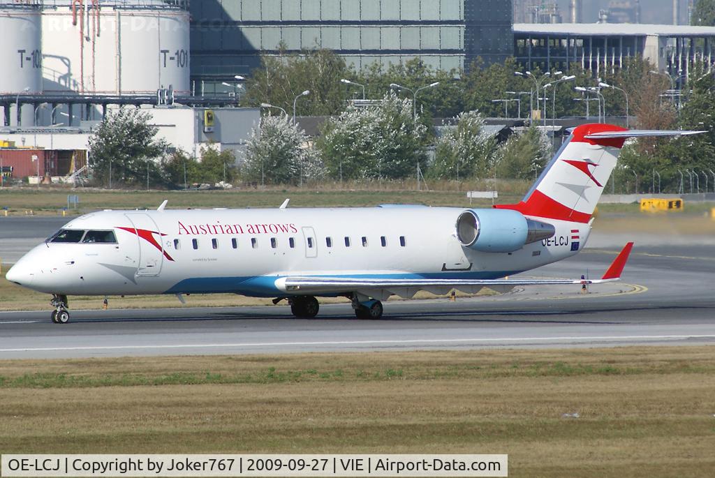 OE-LCJ, 1996 Canadair CRJ-200LR (CL-600-2B19) C/N 7142, Austrian arrows Canadair Regional Jet CRJ200LR
