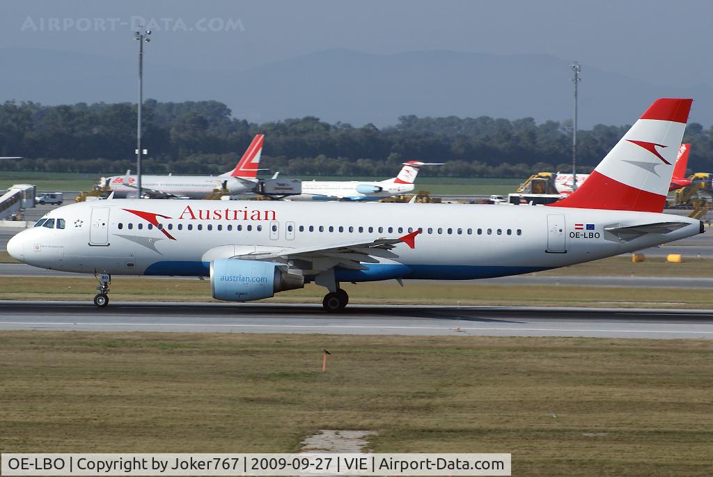 OE-LBO, 1998 Airbus A320-214 C/N 776, Austrian Airlines Airbus A320-214