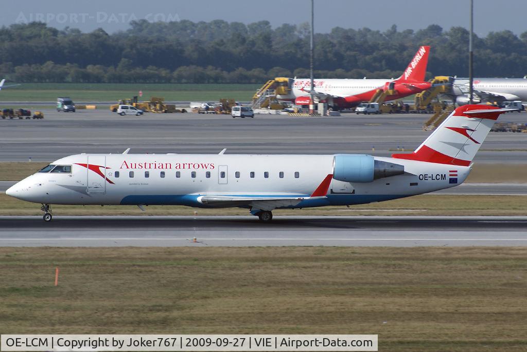 OE-LCM, 1997 Canadair CRJ-200LR (CL-600-2B19) C/N 7205, Austrian arrows Canadair Regional Jet CRJ200LR
