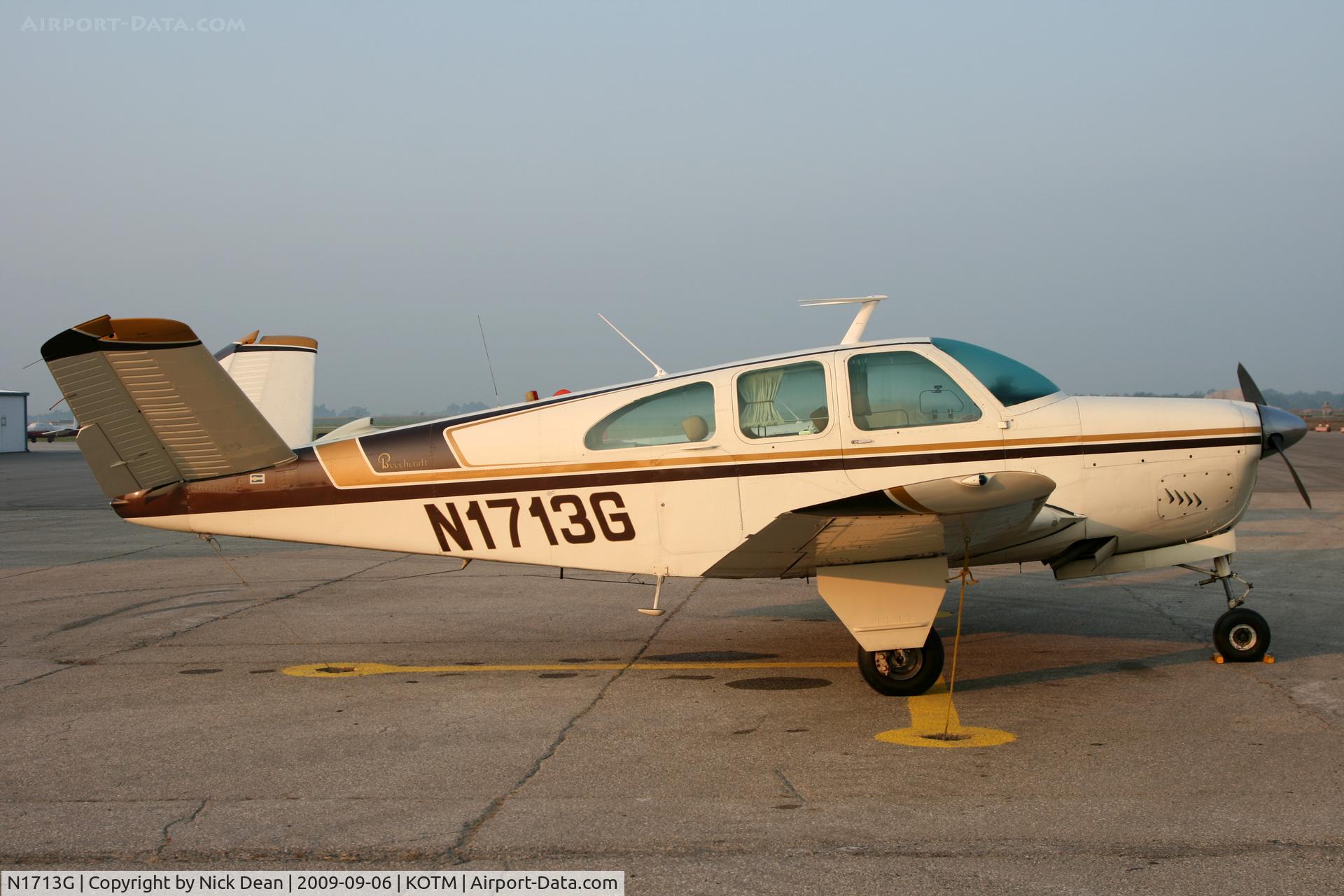 N1713G, 1962 Beech P35 Bonanza C/N D-6939, KOTM