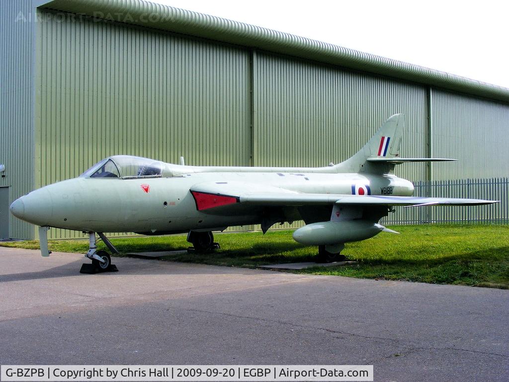 G-BZPB, 1955 Hawker Hunter GA.11 C/N 41H/670762, painted to represent the original prototype Hunter and wearing the id WB188