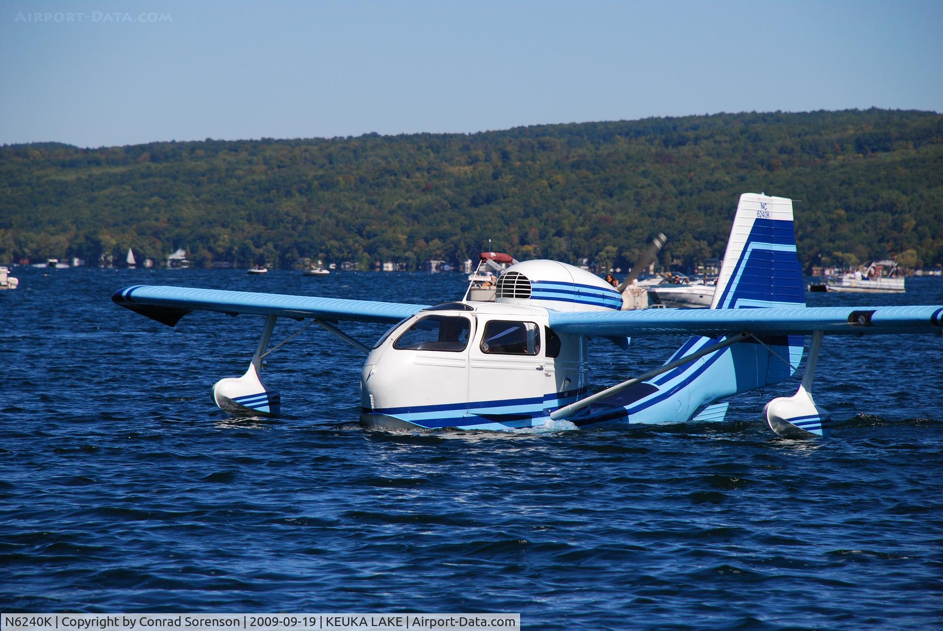 N6240K, 1947 Republic RC-3 Seabee C/N 443, 2009 Seaplane Homecoming, Hammondsport, NY