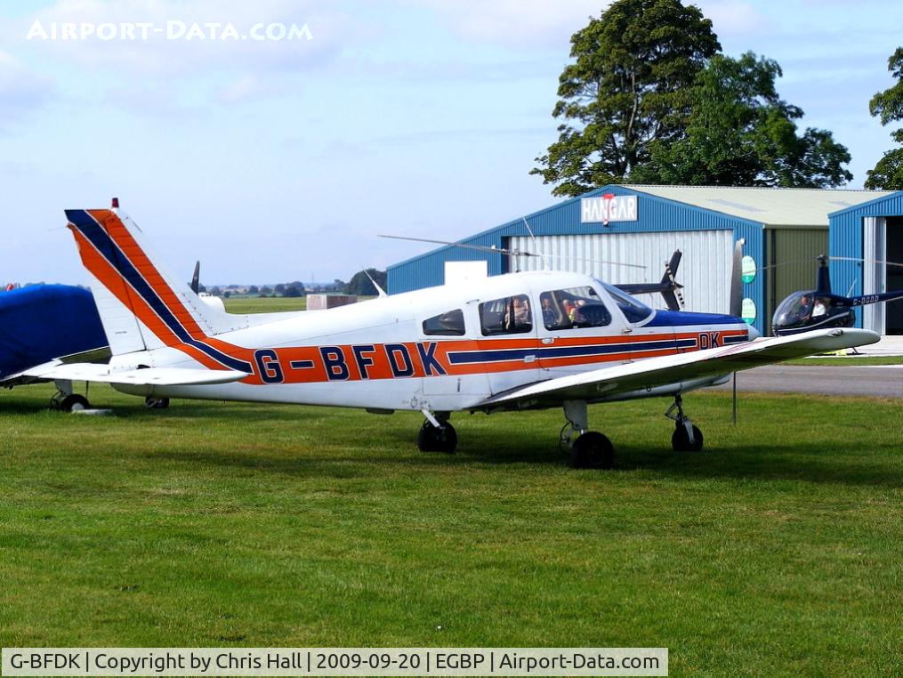 G-BFDK, 1977 Piper PA-28-161 Cherokee Warrior II C/N 28-7816010, Previous ID: N40061