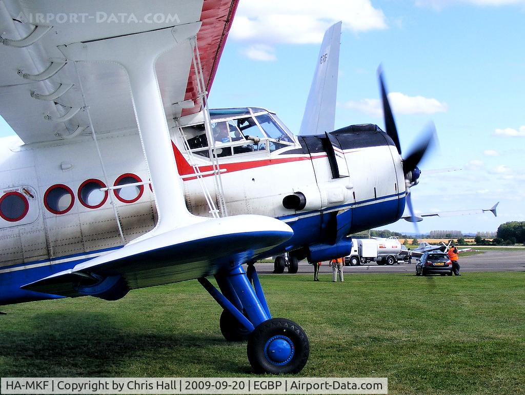 HA-MKF, 1985 Antonov An-2TP C/N 1G233-43, Displaying at the Kemble Battle of Britain weekend